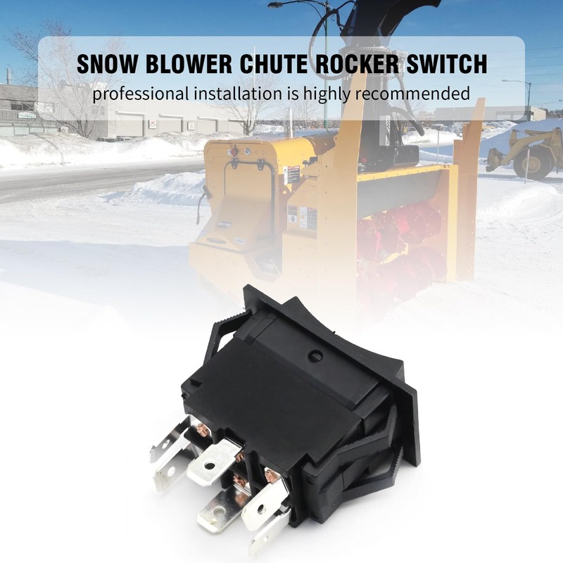 laffoonparts Snowblower Chute Rocker Switch, Robust Chute Control Switch, Replacement