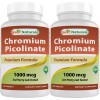 Best Naturals 2 Pack Best Naturals Chromium Picolinate 1000mcg 240