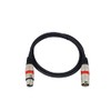 OMNITRONIC XLR Cable 3-Pin 1 m Black / RT Audio