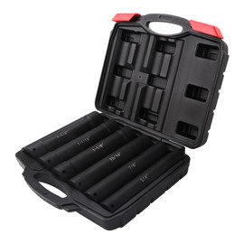 gokeshfly 1/2 Inch Drive Extended Length Impact Socket Set 6Pcs, Extra Deep Socket Set Kit Includs 3/4", 7/8", 15/16", 1-1/16”, 1-1/8", 1-1/4"