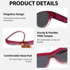IGnaef Polarized Fit Over Sunglasses for Women Men Trendy Lightweight