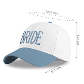 Bride Trucker Hat, Bride Baseball Cap, Bachelorette Party Bridal Hat, Bridal Headwear for Bach Party Decorations, Bridesmaid Gift
