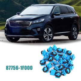ACROPIX Plastic Rivet Bumper Fastener Clips Retainer Fit for Hyundai for Kia - Pack of 30 Blue