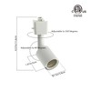 mirrea L Type Track Lighting Head to E26 Medium Screw
