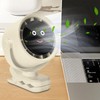 Portable Clip Fan,Desk Portable Fan with Clip | 720 Degree