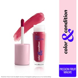 Blue Heaven Color & Condition tinted lip oil for women, lip gloss infused with Cranberry, Raspberry & Hazelnut oil, Hydrating & Softening - Mauve, 4.2ml