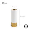 TOP-VIGOR Impact Socket, 19mm (3/4 inch) Alloy Wheel Impact Socket,