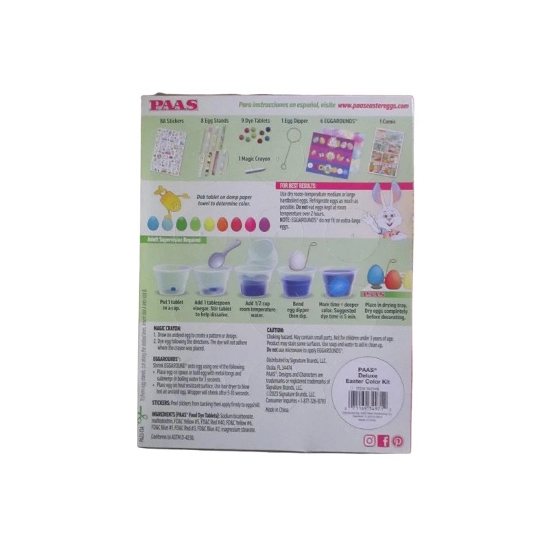 Paas Easter Egg Decorating Kit Food Safe Coloring Eggs Dye