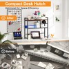 Snughome 31.9" Desk Shelf, Desktop Organizer Shelf, Desk Hutch Dorm,