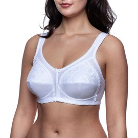 frugue Women's Post Surgery Post Op Mastectomy Bra White UK 38 D