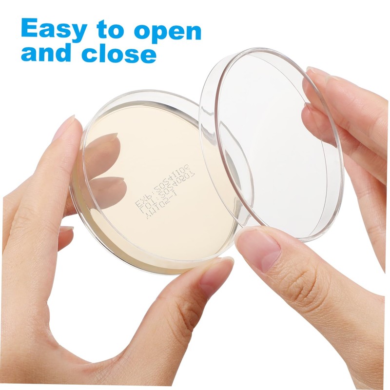 Ciieeo 10Pcs Pre Poured Nutrient Agar Petri Dishes for Science