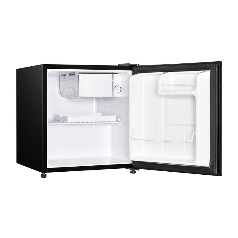 1.7 Cu. Ft. Mini Refrigerator with Chiller Compartment in Black