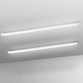 Jazoctig 2-Pack 5FT LED Batten Lamp, Close to Ceiling Light fixtures, 50W, Ultra-Thin Day Light, 4000K, IP20, LED Ceiling Light for Garage, Stores, Warehouse, Office, Corridor, supermarkets, etc.