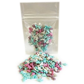 A Pinch Of - Magical Unicorns - 25g. This lovely matt & glimmer unicorn sugar shape mix is all magical and fairy themed cakes and bakes. (Magical Unicorns)