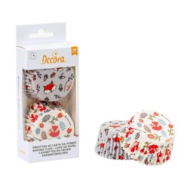 DECORA 0339831 Paper Cases Fox 50 x 32 mm Pack of 36