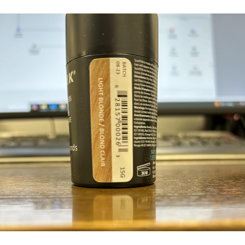 SURETHIK Hair Fibers for Thinning Hair, Building Fibers to Conceal