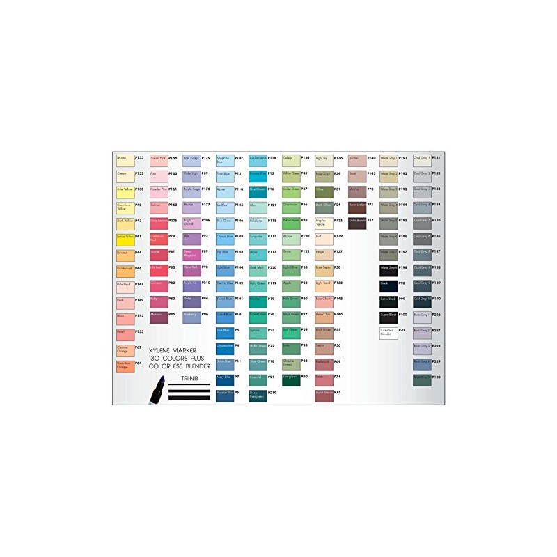 AD Marker The Original Chartpak, Tri-Nib, Light Olive, 1 Each