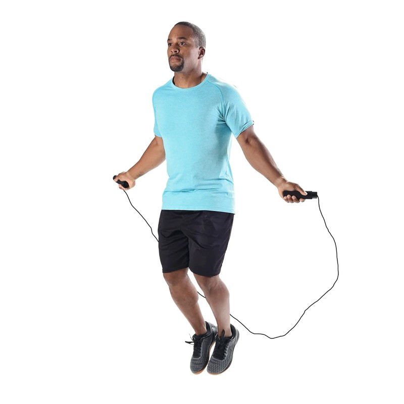 ATHLETIC WORKS 9ft Weighted Exercise Jump Rope Crossfit Cardio Training