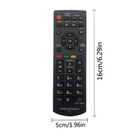New Replacement Panasonic TV Remote Control N2QAYB000815 for Panasonic Viera tv Remote control SMART LCD LED TV TX-L32B6E TX-L42B6E TX-L50EM6B TX-P50X60E TXL32EM6E TXL39B6E - NO SETUP REQUIRED