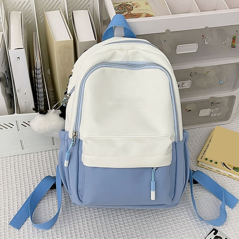 Backpack Simple Style Waterproof Versatile Large Capacity Laptop Work Business