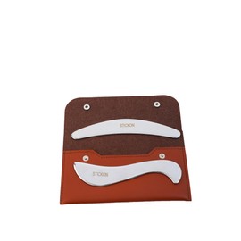 STICKON Medical Grade Stainless Steel Gua Sha Set 2pcs Scraping Massage Tool IASTM tools for Soft Tissue Therapy and Reduce Legs, Back, Arms,Neck,Shoulder Muscle Pain pitao01