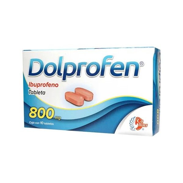 Dolprofen Tableta 800 Mg, 10 Tabletas