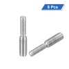 sourcing map M6x20mm to M8x20mm Double End Threaded Stud Screw