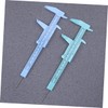 CIYODO 8pcs Mini Plastic Vernier Caliper Lightweight Measuring Tool for