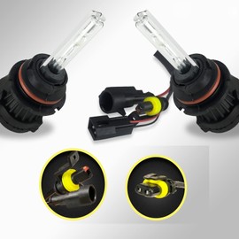 Innovited HID Xenon 9004 9007 Pink Bi xenon HI/LO HID Replacement Bulbs (1 Pair)