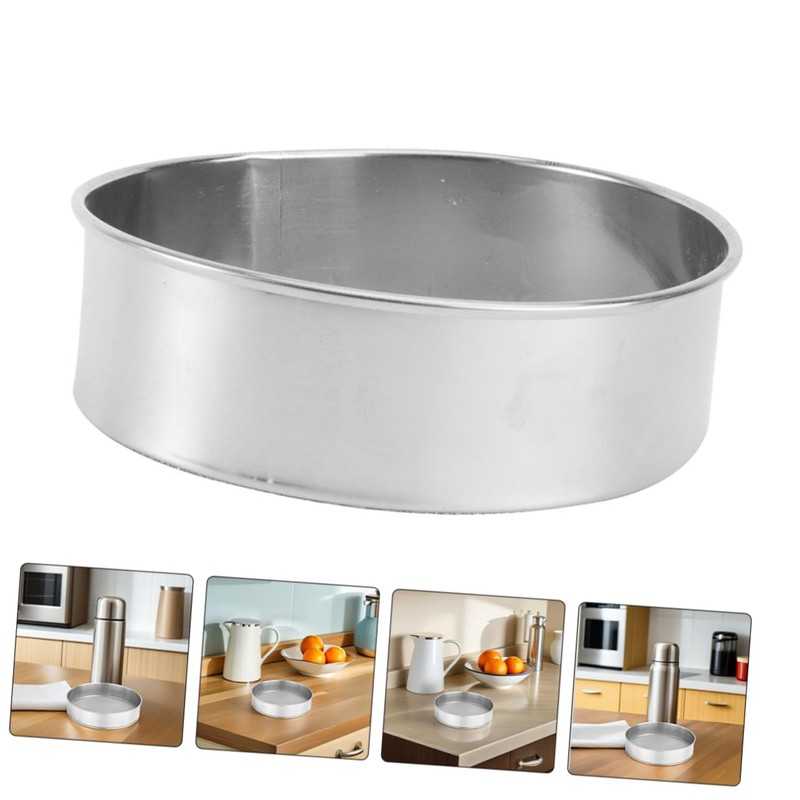 ABOOFAN Stainless Steel Flour Sifter Round Fine Mesh Mesh Sieve