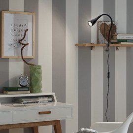 Briloner Leuchten LED clamp light, clamp spot, clamp lamp, table lamp, LED clamp-on lamp, table lamp, bedside lamp, reading lamp, bed, living room table lamps, reading light, flexible