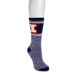 MUK LUKS®Women's Game Day Heat Retainers-Illinois Blue