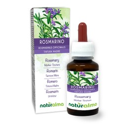 Rosemary (Rosmarinus officinalis) Leaves Alcohol-Free Mother Tincture Naturalma - Liquid Extract Drops 60 ml - Food Supplement - Vegan