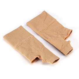 Soporte de Muñeca Y Pulgar para Artritis, Par de Soportes Elásticos para el Pulgar, Soporte de Muñeca de Compresión, sin Dedos, Mangas con Almohadilla de Gel, Férula de