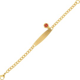 FindingKing 7" Medical ID Bracelet for Emergency Information Length 7"X 5/16" Wide