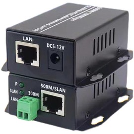 Geroosaty Ethernet over Twisted Pair Converter -Ethernet Extender over Twisted Line Phone Wire Line, RJ45 LAN Network Booster