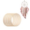 sillervan 4 Sizes Wooden Bamboo Hoop Set, Dream Catcher Bamboo