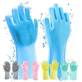 MoonEyes DAZIBAO® Magic Silicone Dish Washing Gloves| For Pet Grooming, Cleaning, Washing
