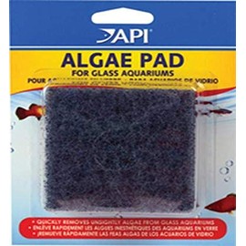 API HAND HELD ALGAE PAD For Glass Aquariums 1-Count Container