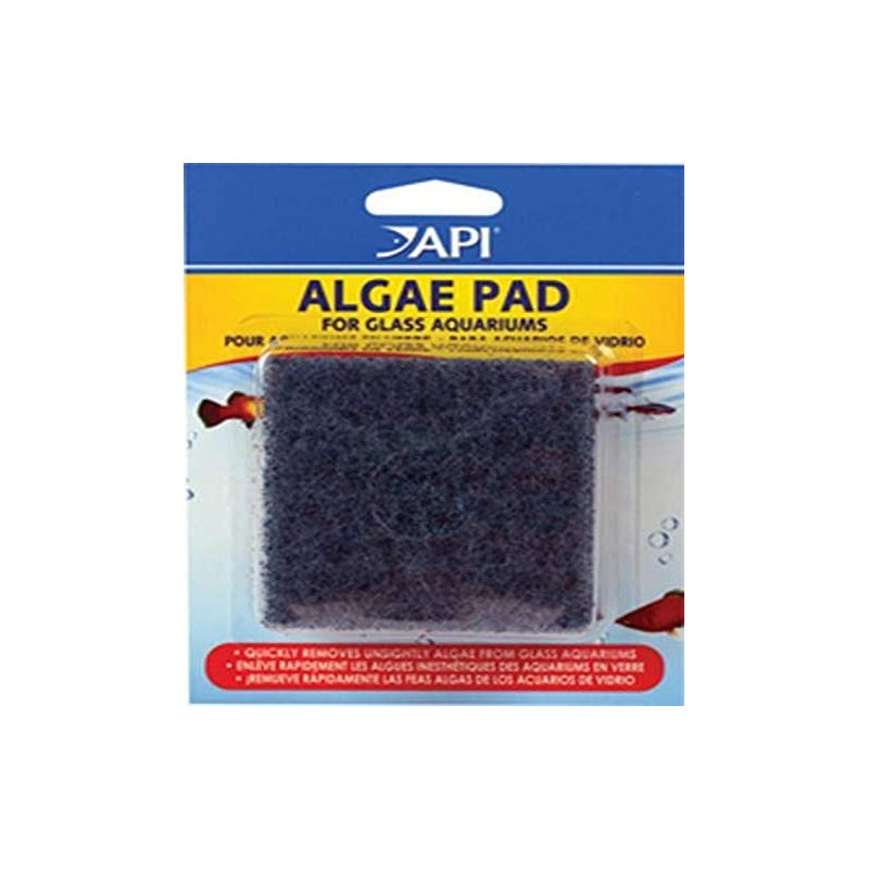 API HAND HELD ALGAE PAD For Glass Aquariums 1-Count Container