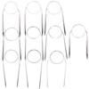 31.5 Inch/80cm10 Sizes Stainless Steel Circular Knitting Needles 2 3