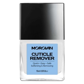 Morovan Cuticle Remover Softener Liquid: Professional Dissolver for Stubborn Dead Skin & Overgrown Cuticles - Easy for Home Use by Manicurists & Beginners 15 ml