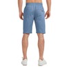 Ougelebo Men's Cotton Elasticated Waist Shorts with Drawstring, denim blue