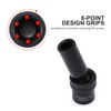 CASOMAN 10 PCS 1/2" Drive Deep Universal Impact Socket Set,