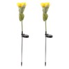2Pcs Sunflower Solar Lights IP65 Waterproof Low Power Consumption LED
