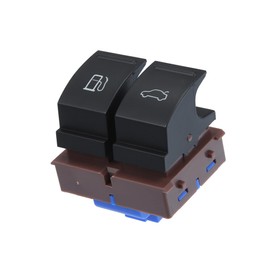 A ABSOPRO Fuel Tank Door Trunk Lid Release Button Switch Fit for VW CC 2009-2017 No.3C0959903B/3C0959903BREH - Pack of 1 Black Item Replacement