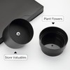 Younion Flower Pot Diversion Safe with Key Lock, Secret Stash
