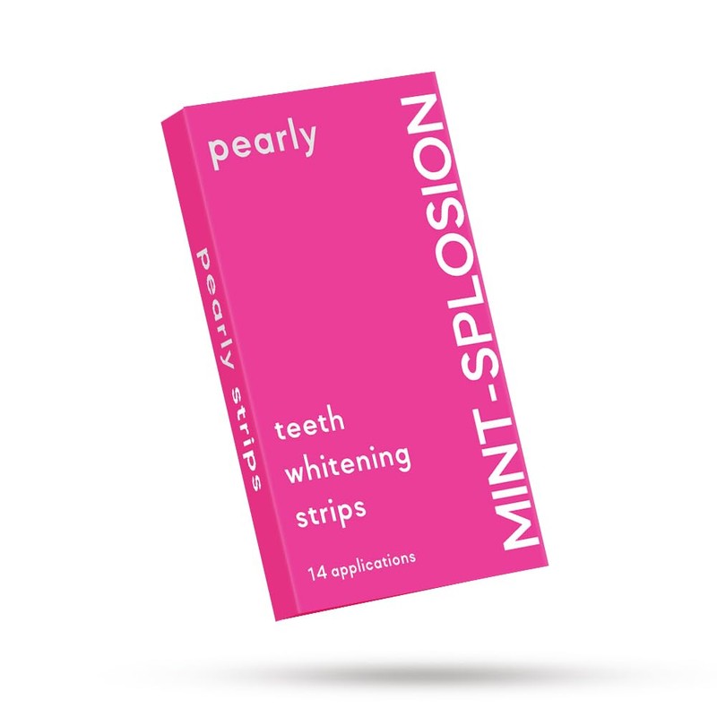 Pearly Teeth Whitening Strips Enamel Safe Stain Removing Dental Whitener