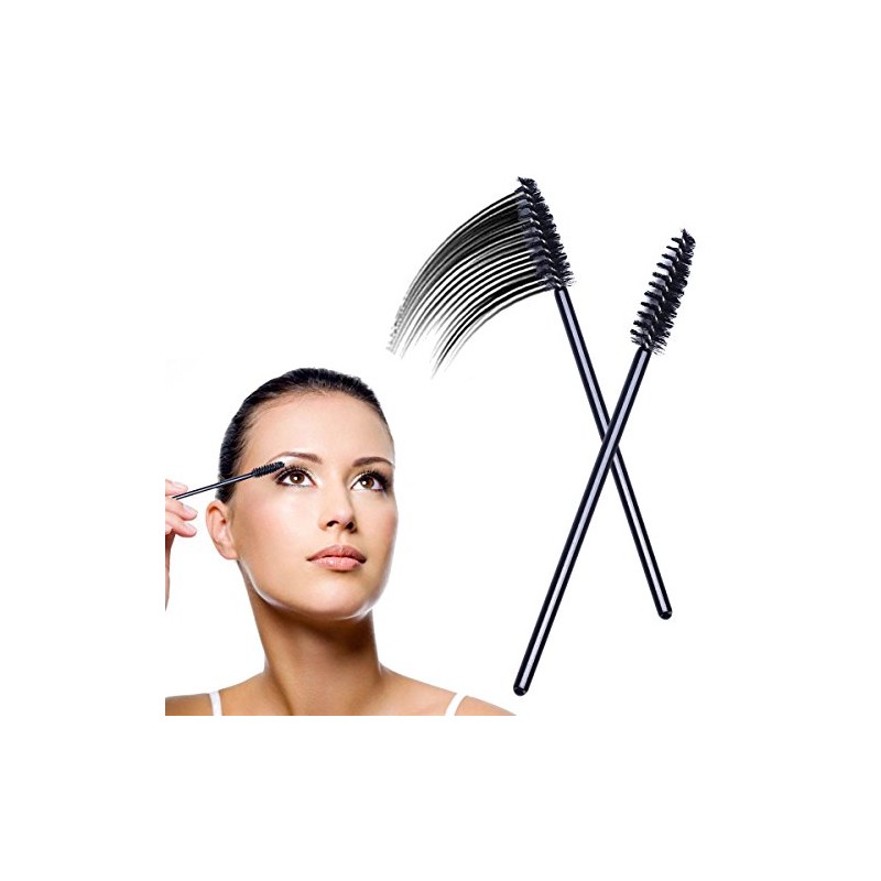 LoveBB Varitas desechables para máscara de pestañas, brocha de maquillaje,