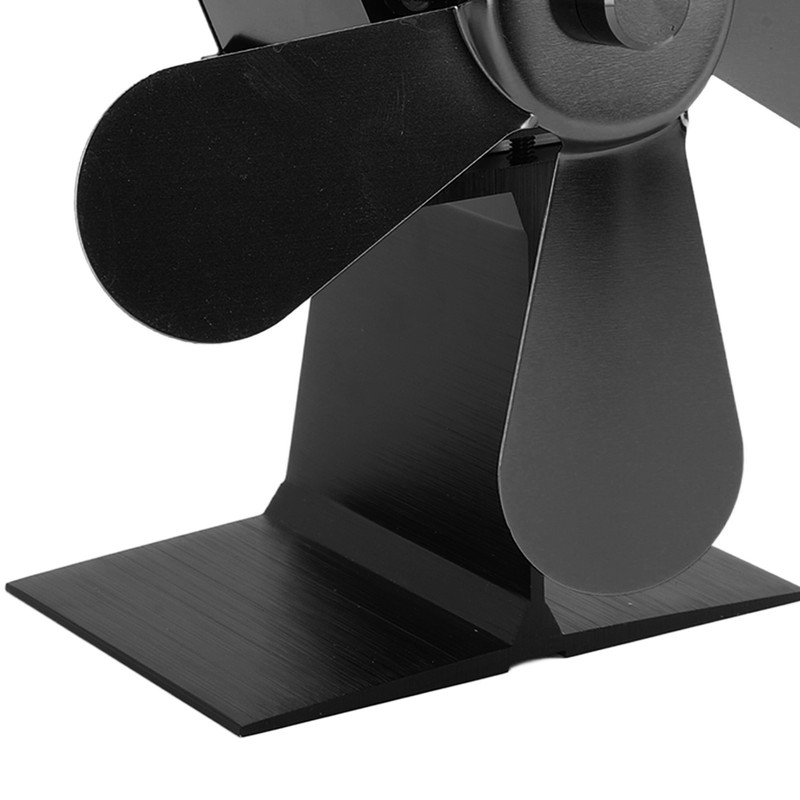 Wood Stove Fan 5 Blades Fireplace Fan Heat Powered Stove